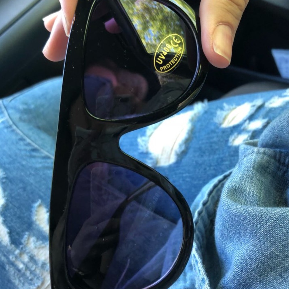 Flat top oversized sunglasses - Picture 6 of 6